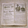 An 1870's paper for turbine water wheel applications.